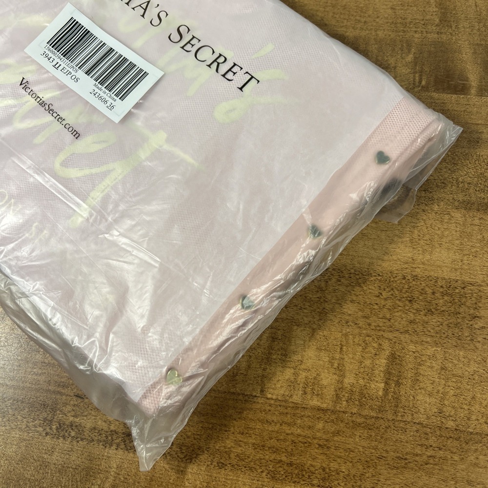 Victoria's Secret Tote Bag New York, London, Shanghai Pink Gold Hearts Black - Picture 7 of 11